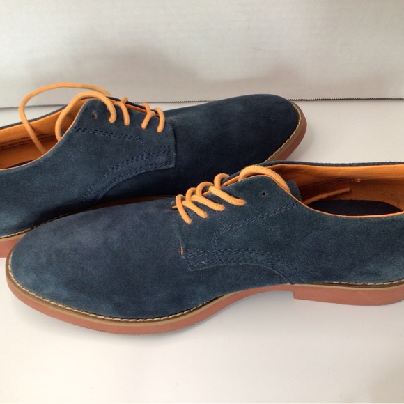 Buks by walk-over derby shoes MSRP $255. Men’s navy suede casual shoes. Size 10 - Picture 12 of 12